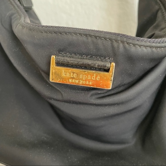 Kate spade Vintage small black nylon shoulder bag Y2K - Picture 4 of 8